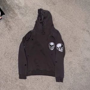 Number Nine SS04 Double Skull Hoodie (og)